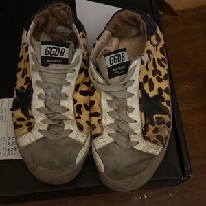GGDB Leopard Print Sneakers